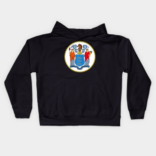 New Jersey Coat of Arms Kids Hoodie